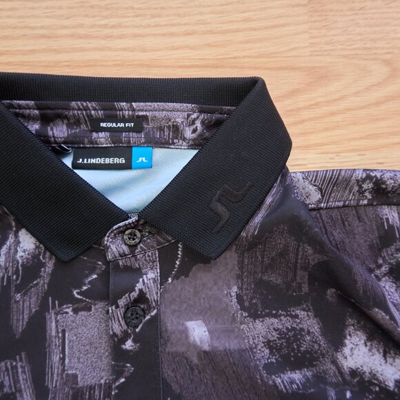 J. LINDEBERG KV Men's Regular Fit Jersey, Short Sleeve Polo, Size M - Picture 5 of 11